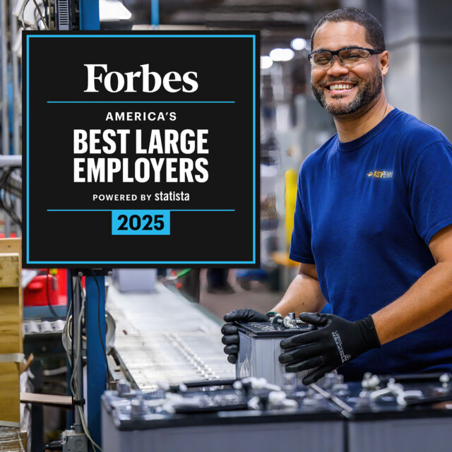 What’s the best part about working at East Penn? Our people!

It is because of our people that East Penn has been recognized by Forbes & Statista as one of America’s Best Large Employers. We are grateful for our employees, who are truly the heart of our company and make East Penn such a great place to work.